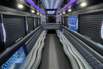 Avondale Party Bus Interior