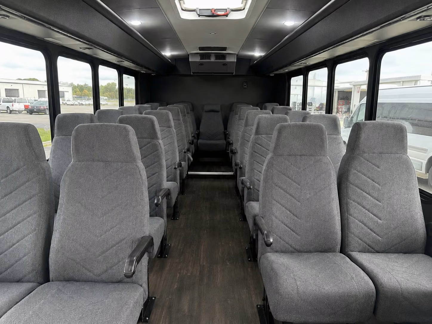 15 passenger minibus inside
