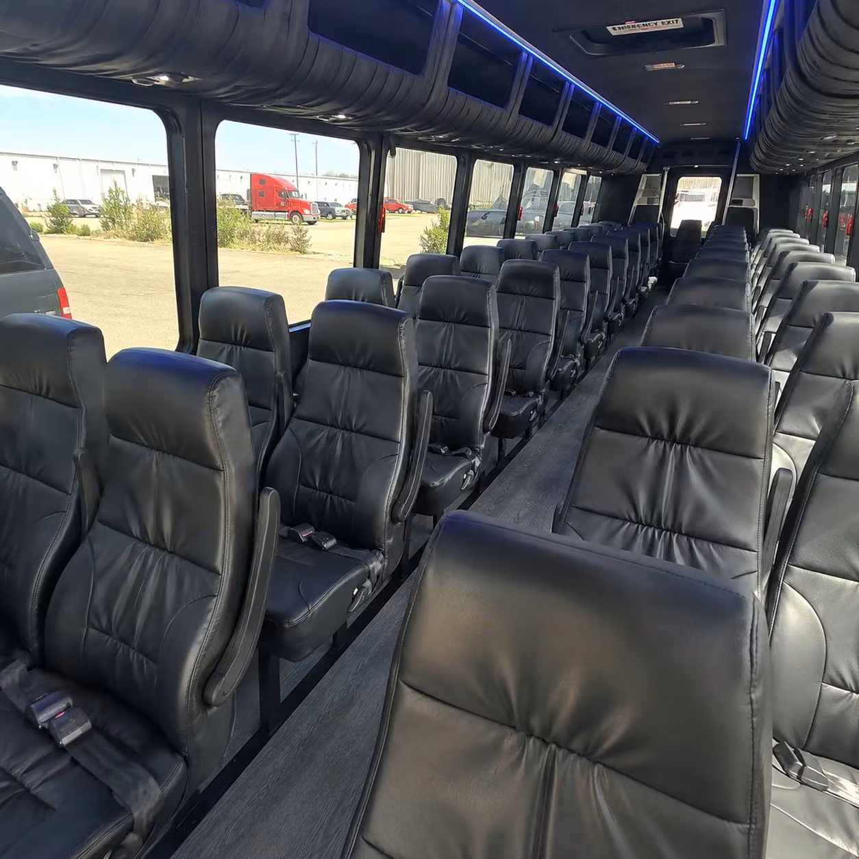 35 passenger minibus interior